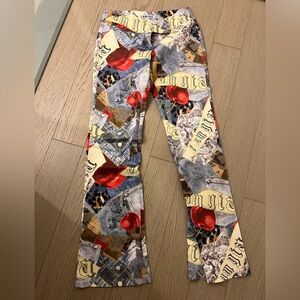 I am Gia cherry print pants size small